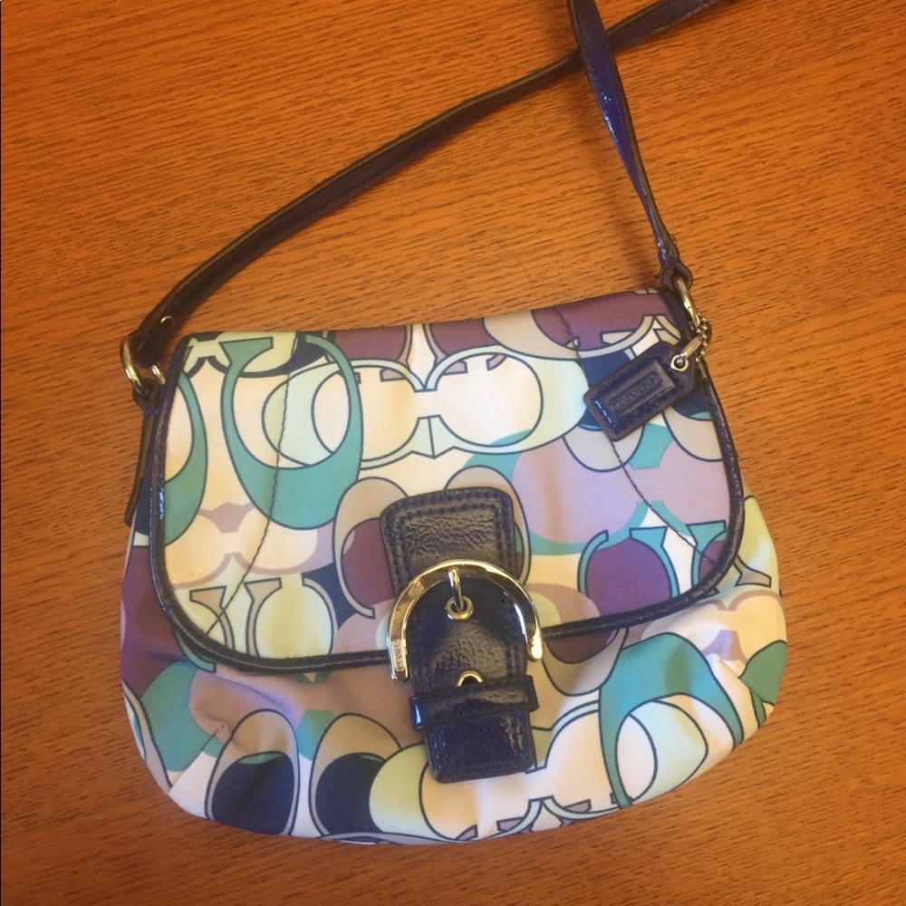 Coach small crossover purse